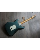 WOODSTOCK GUIITARS "Oldboy, SSS, Dark Sherwood with Blues Reunion Gig Bag"