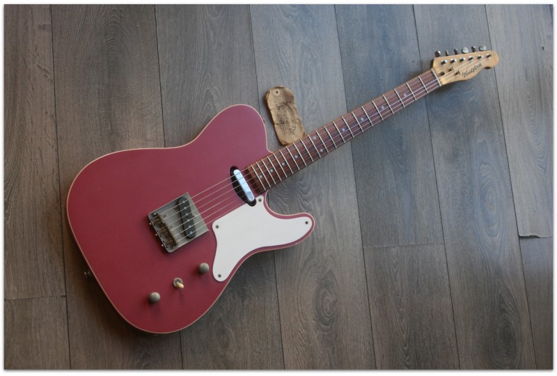 WOODSTOCK "Old Boy T, Rosewood, SS., Burgundy" GIGBAG