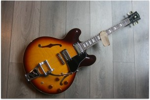 TOKAI "Made In Japan ES198 B7 Tobacco Burts" HARDCASE