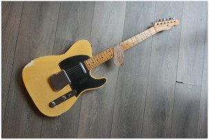 FENDER "Custom Shop Limited Edition '51 Telecaster Relic, Aged Nocaster Blonde" 3, 55 kilograms