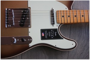 FENDER "American Ultra Telecaster, Mocha Burst, Maple"