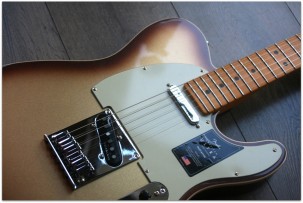 FENDER "American Ultra Telecaster, Mocha Burst, Maple"