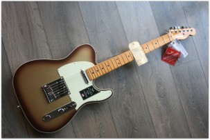 FENDER "American Ultra Telecaster, Mocha Burst, Maple"