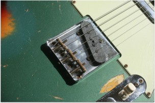 Fender "Limited Edition Custom Shop LTD '60 Telecaster Custom Heavy Relic, Aged Sherwood Green Metallic over Sunburst"
