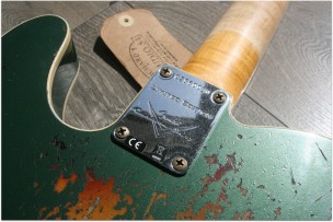 Fender "Limited Edition Custom Shop LTD '60 Telecaster Custom Heavy Relic, Aged Sherwood Green Metallic over Sunburst"