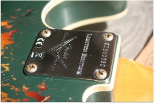 Fender "Limited Edition Custom Shop LTD '60 Telecaster Custom Heavy Relic, Aged Sherwood Green Metallic over Sunburst"
