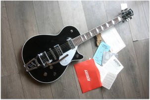 GRETSCH ":G6128T Players Edition Jet DS with Bigsby Rosewood Fingerboard, Black"