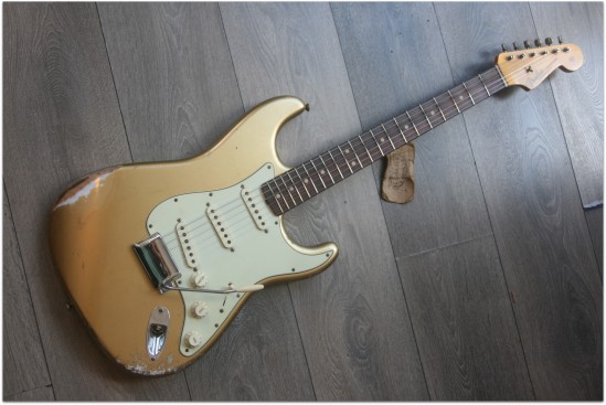 Fender &quot;Custom Shop 1963 Stratocaster Journeyman Heavy Relic Relic in Aztec Gold&quot;