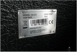 MARSHALL "Stack SC20H + SC112"