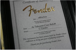 FENDER "Custom Shop 64 Télecaster Custom Heavy Relic Aged Blue Iced Metallic"
