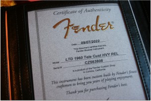 FENDER "Custom Shop 1960 Telecaster Custom Heavy Relic Aged Aztec Gold Over Three Colour Sunburst"