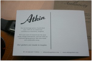 ATKIN "Essential Series D-A" HARDCASE/PAPERS and 25th Anniversary Postcard