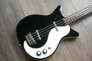 DANELECTRO "59 DC Long Scale Bass, Black"