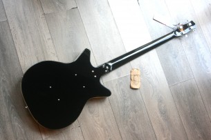 DANELECTRO "59 DC Long Scale Bass, Black"