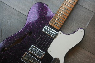 Fender " Custom Shop Limited Edition Caballo Tono Ligero Relic, Aged Magenta Sparkle"