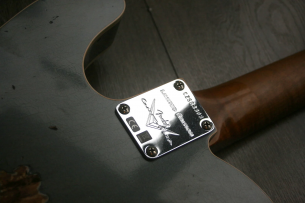 Fender "Custom Shop Limited Edition HS Telecaster Custom Relic, Rosewood Fingerboard - Aged Charcoal Frost Metallic"