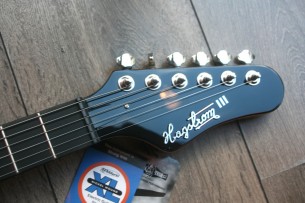 HAGSTROM "HII-ABE Retroscape, Aged Sky Blue"