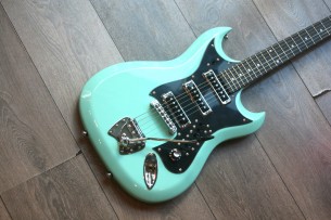 HAGSTROM "HII-ABE Retroscape, Aged Sky Blue"