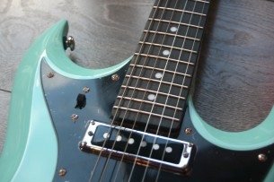 HAGSTROM "HII-ABE Retroscape, Aged Sky Blue"
