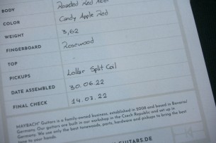 MAYBACH "Motone P1 Candy Apple Red Custom Shop Aged"