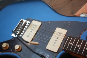FENDER "American Performer Jazzmaster,Satin Lake Placid Blue, Rosewood" GIG BAG, 3, 67 KG