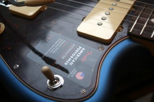 FENDER "American Performer Jazzmaster,Satin Lake Placid Blue, Rosewood" GIG BAG, 3, 67 KG