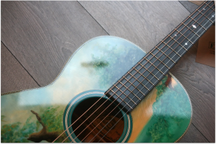 ATKIN "Flamingo Hand Painted by Ian Ward" HARDCASE