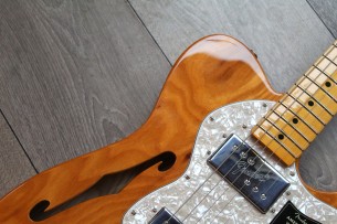 FENDER "American Vintage II 1972 Telecaster Thinline, Aged Natural, Maple"
