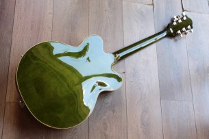 GRETSCH "G2604T Limited Edition Streamliner Rally II Center Block with Bigsby®, Laurel Fingerboard, Rally Green Stain" HARDCASE,