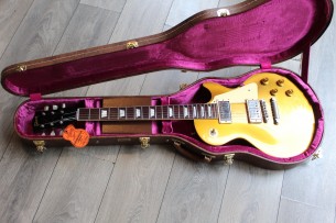 GIBSON "Custom Shop 1957 Les Paul Goldtop Reissue, Dark Back" HARDCASE, PAPERS, 4,37 KG