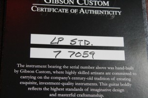 GIBSON "Custom Shop 1957 Les Paul Goldtop Reissue, Dark Back" HARDCASE, PAPERS, 4,37 KG