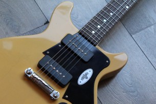 MAYBACH "Lester JR Double Cutaway 2 P-90 Special TV Yellow" HARDCASE, 3, 00 KG