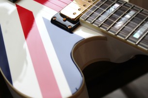 EPIPHONE "Limited Edition "Union Jack" Sheraton"(1503 150 2052) HARDCASE, PAPERS