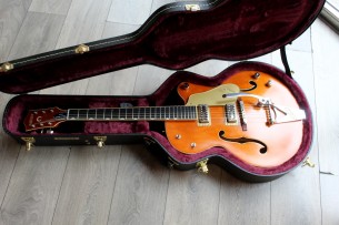 GRETSCH "G6120T-BSSMK Brian Setzer Signature Nashville Hollow Body '59 "Smoke" with Bigsby Ebony Fingerboard Smoke Orange"