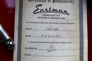 EASTMAN "T59/v Antique Red" HARDCASE, 3, 51 KG