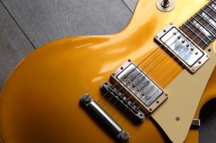 GIBSON "Custom Shop 1957 Les Paul Goldtop Reissue, Dark Back" HARDCASE, PAPERS, 4,37 KG