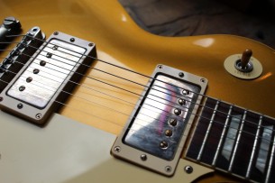 GIBSON "Custom Shop 1957 Les Paul Goldtop Reissue, Dark Back" HARDCASE, PAPERS, 4,37 KG