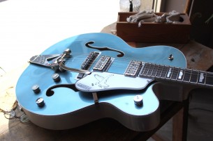 GRETSCH "G6136T-140 LTD 140th Double Platinum Falcon"