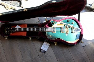 GRETSCH "G6128T-57 Vintage Select ’57 Duo Jet™ with Bigsby, TV Jones, Cadillac Green" HARDCASE, 3, 60 KG