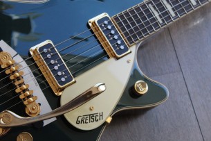 GRETSCH "G6128T-57 Vintage Select ’57 Duo Jet™ with Bigsby, TV Jones, Cadillac Green" HARDCASE, 3, 60 KG