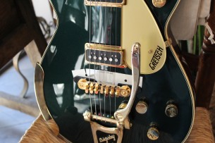 GRETSCH "G6128T-57 Vintage Select ’57 Duo Jet™ with Bigsby, TV Jones, Cadillac Green" HARDCASE, 3, 60 KG
