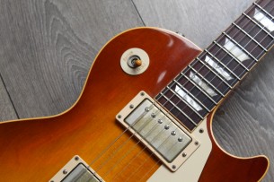 GIBSON "Custom Shop Historic 1958 Les Paul Standard Reissue Honey Lemon Fade VOS" (2015) HARDCASE, 3, 98 KG