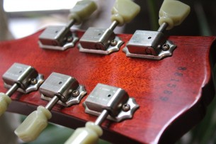 GIBSON "Custom Shop Historic 1958 Les Paul Standard Reissue Honey Lemon Fade VOS" (2015) HARDCASE, 3, 98 KG