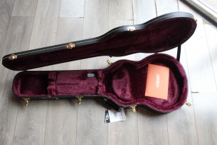 GRETSCH "G6134T-140 LTD 140th Double Platinum Penguin with String-Thru Bigsby, Stone Platinum/Pure Platinum" HARDCASE