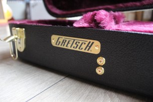 GRETSCH "G6134T-140 LTD 140th Double Platinum Penguin with String-Thru Bigsby, Stone Platinum/Pure Platinum" HARDCASE