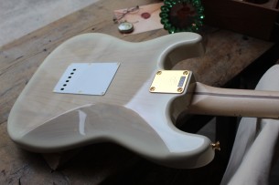 FENDER "Richie Kotzen Stratocaster, Maple Fingerboard, Transparent White Burst" GIGBAG