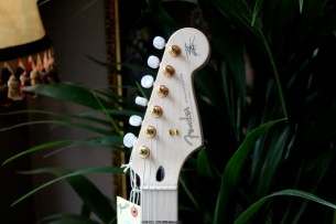 FENDER "Richie Kotzen Stratocaster, Maple Fingerboard, Transparent White Burst" GIGBAG