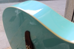 Fender "Malibu Player, Aqua Splash, Walnut"