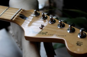 FENDER "Limited Edition Player Stratocaster HSS, Maple Fingerboard, British Racing Green" GIGBAG, 3, 89 KG
