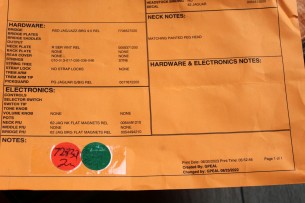 FENDER "Custom Shop Heavy Relic '62 Jaguar Matching Head Fiesta Red" HARDCASE